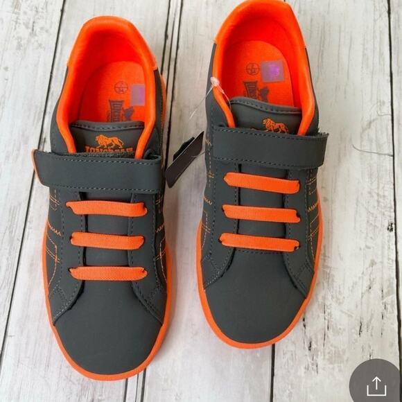 Lonsdale leather Sneakers Trainers Shoes Sz 3Y - Picture 2 of 5